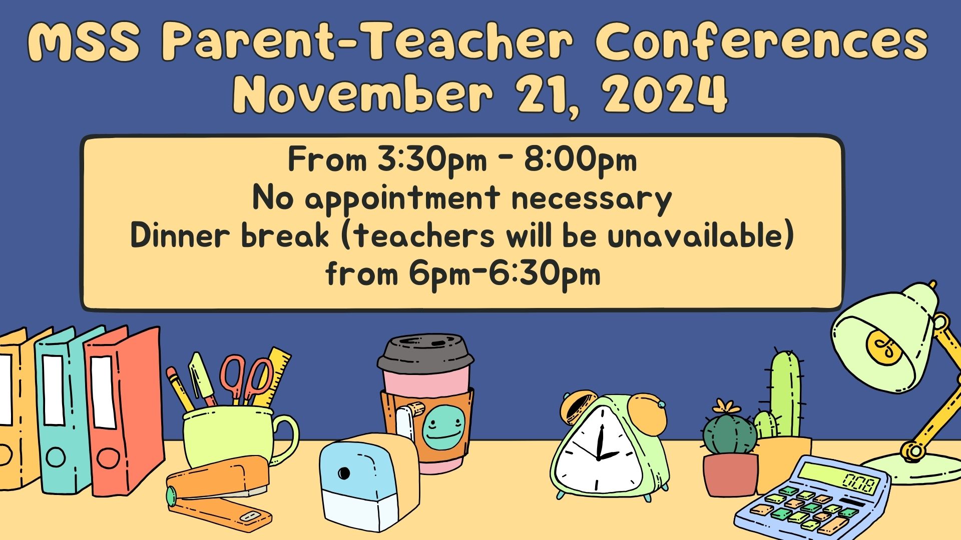 Parent Teacher Conferences Nov 2024